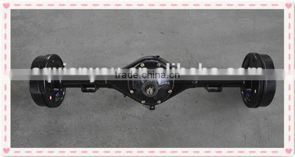 Cargo tricycle rear axle differential