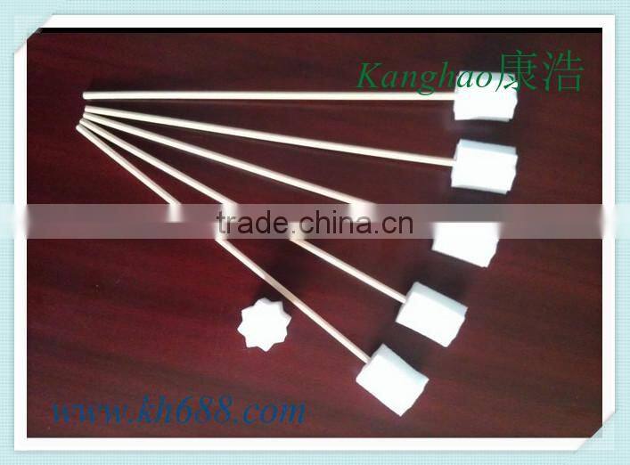 Factory directly sell liquid filled foam swab,sterile swab, foam tipped oral swabs,disposable oral swabs,swab stick