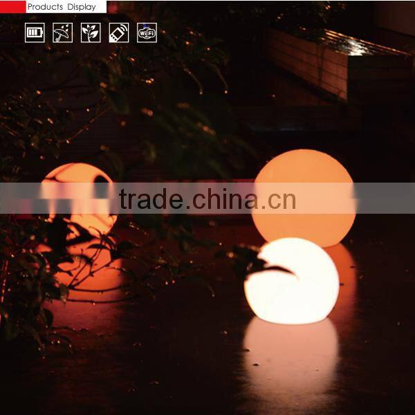 Solar Outdoor decorative waterproof swimming pool or garden led use globe LED ball