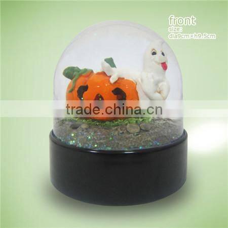 Plastic ghost snow globe