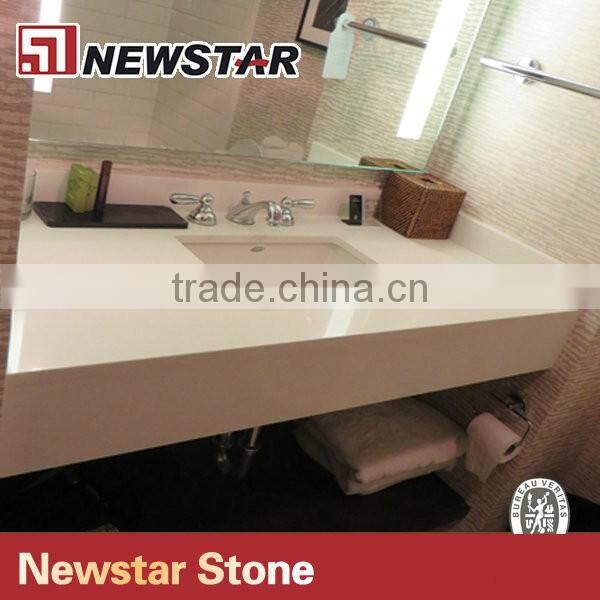 Newstar sink cutout quartz vanity top