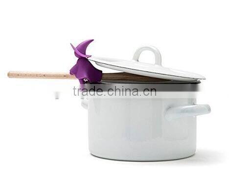 Silicone AGATHA Spoon Holder & Steam Releaser