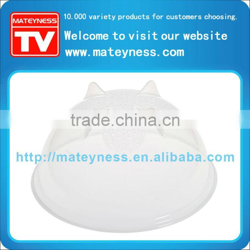NEW 3 In 1 Microwave Food Cover & Colander Clear& Rice Colander