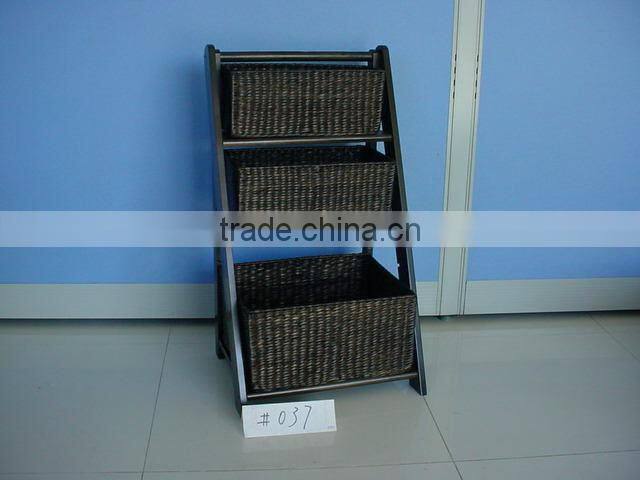 English bulk natural wicker wooden cabinet with handle