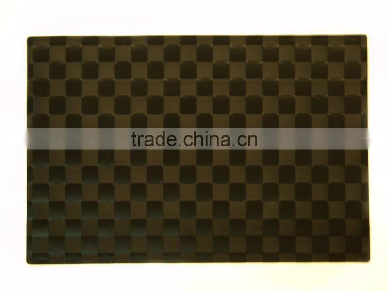 Kitchen Placemat Multi Colored PP Placemats, Solid Red