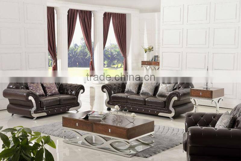 modren design real leather pu living room sofa EF-006