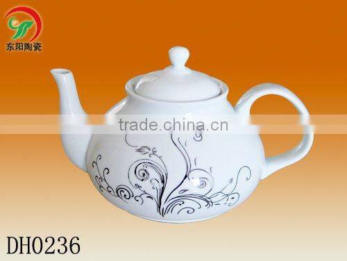 Factory direct wholesale 1L porcelain tea pot