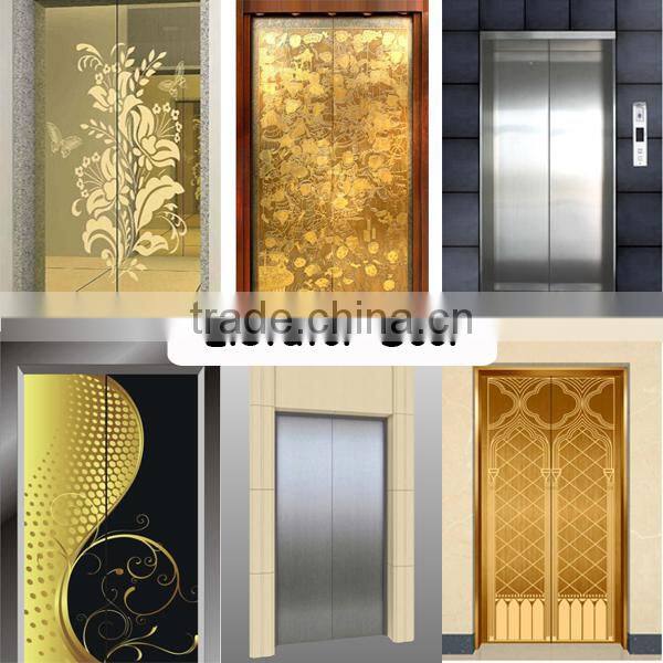 Hotel Decorative Stainless Steel Folding Elevator Door for Decoration