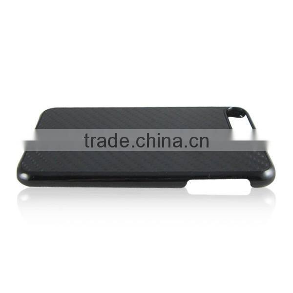 PC bottom carbon fiber for iPhone black carbon fiber phone case for iPhone 7