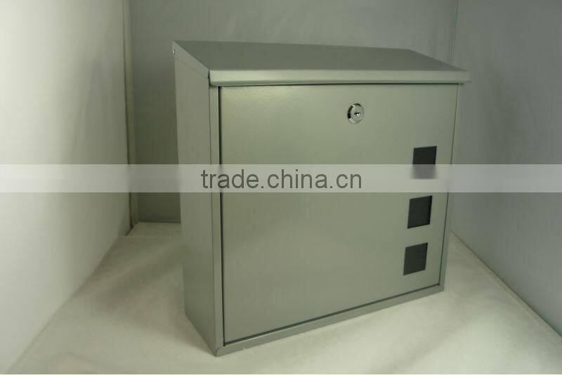 High grade 304 staineless steel mail box with glass door