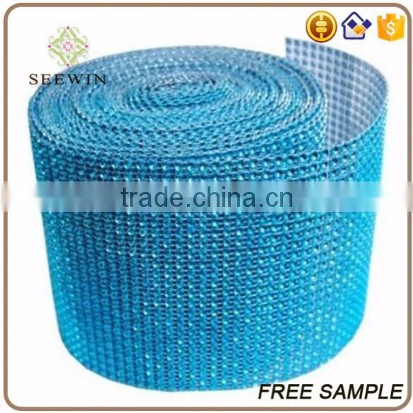decorative glossy gold grosgrain mesh sequin ribbon