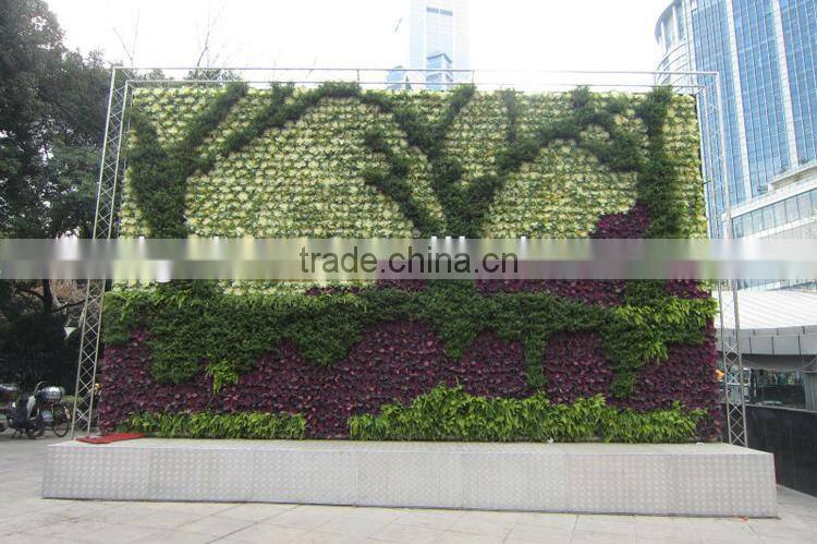 factory price plastic plant wall artificial vertical greening wall