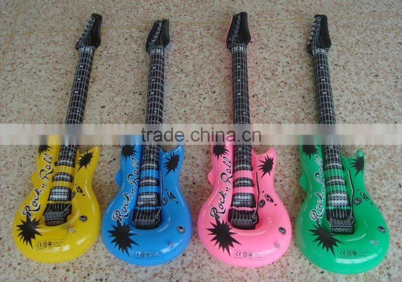 PVC inflatable guitar shape advertising logo printed ballon