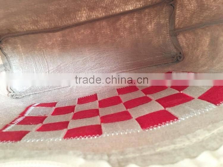 New promotional women shoulder handmade felt bag