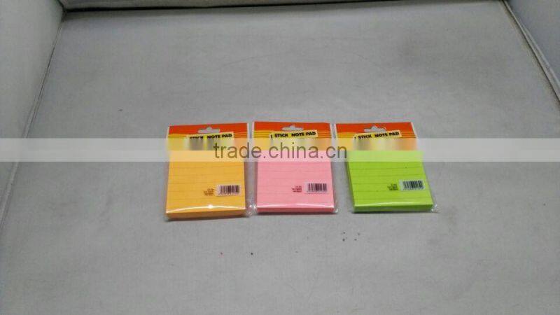 20pcs one color 80pcs PET stick note pad