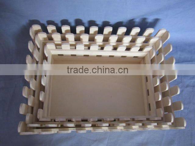 decorative wooden flower pots,wooden crate wholesale