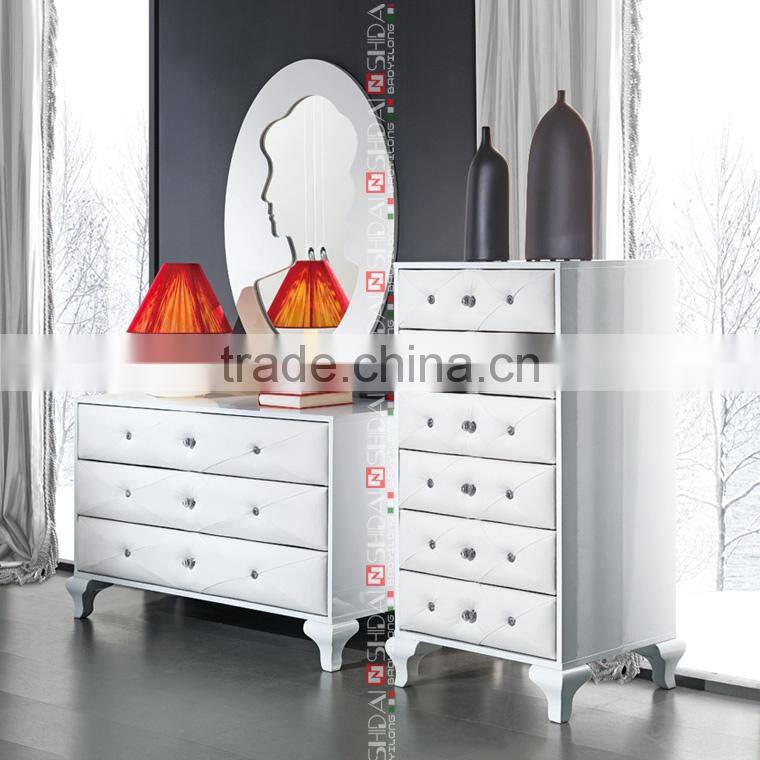 dresser mirror stand / white dresser / modern bedroom dresser T-44