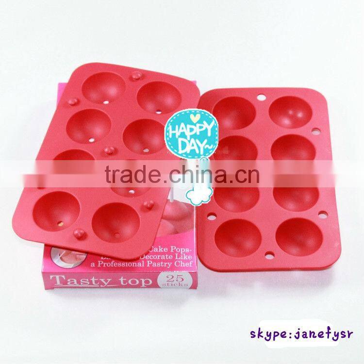silicone cake pop pan,silicone cake mould,cake tool