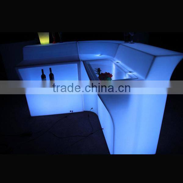 RGB Color Changing Brighting LED Bar Stool reception
