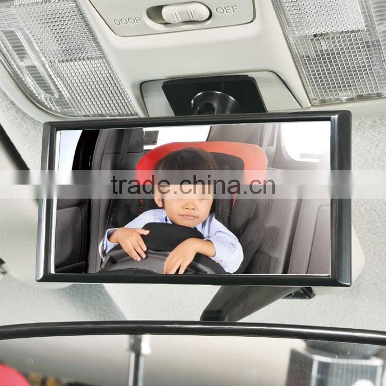 Wide Angle Round Convex Car Rearview Mirror with suction cup