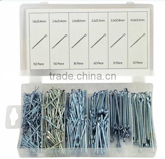 500 pcs Cotter pin Assortment /Household hardware assortment
