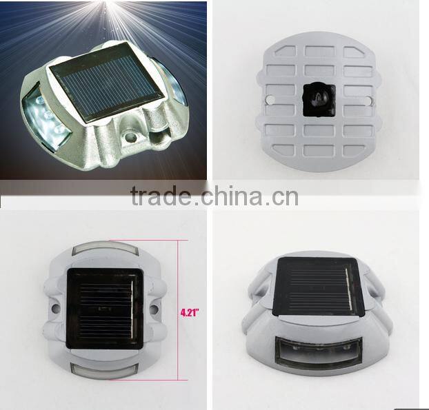 Outdoor Waterproof LED SOLAR Power Path Deck Stud Garden Road Dock Yard Lights
