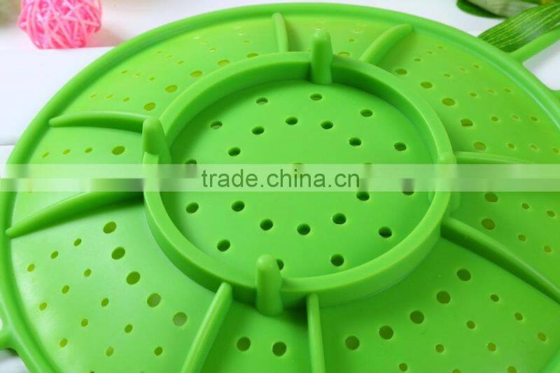 Silicone microwave heat resistant steamer,steamer rack