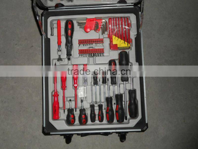 new 2014 tool set tool box tractor manufacturer China wholesale alibaba supplier H6038D 186pcs aluminium tool set