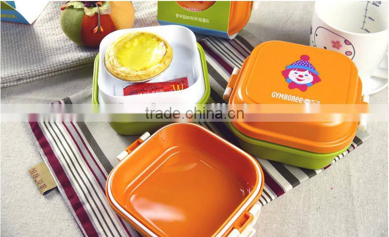 China 2-Stage Lunch Box Bento,plastic lunch Bento box,hot new product for 2015/CUSTOM plastic lunch box