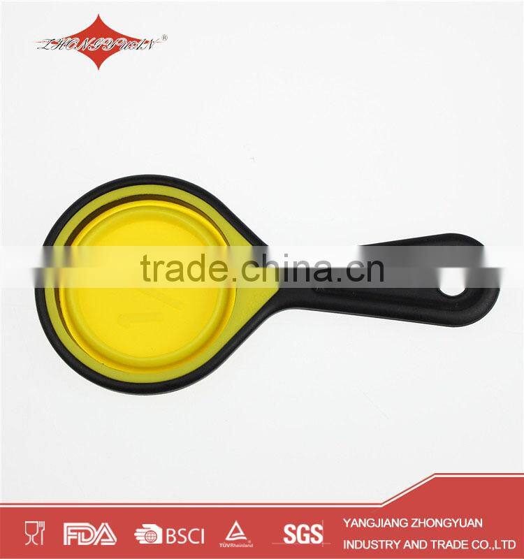 Multicolor new design 4pcs of silicone measuring tools measuring spoons
