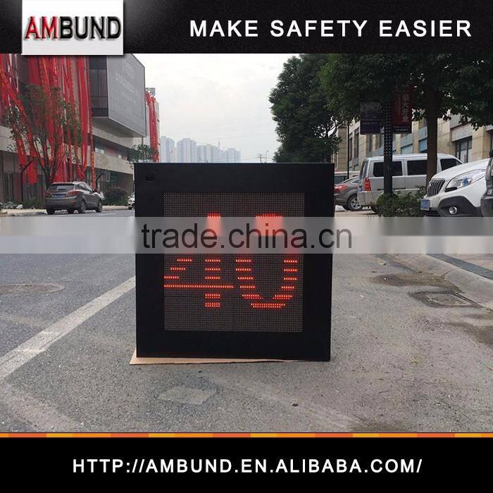 Traffic Highway Radar Display Sign Radar Speed Limit Sign