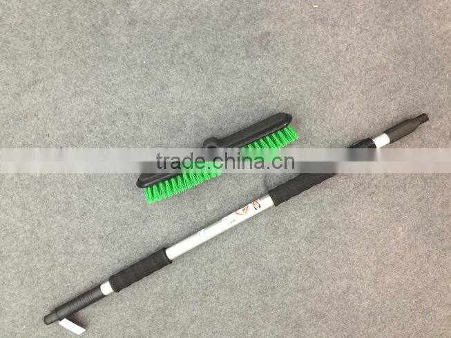 aluminum handle extension stiff bristle scrub brush