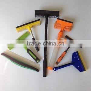 round shape microfiber chenille auto clean sponge with handle band