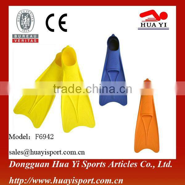 Long flipper for adult unisex oem color diving fin