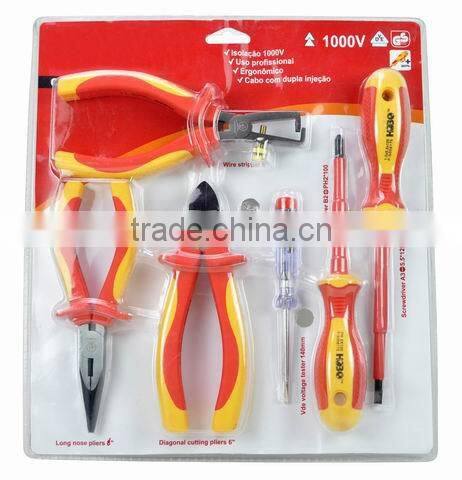 6pcs vde pliers set with GS/VDE certificate