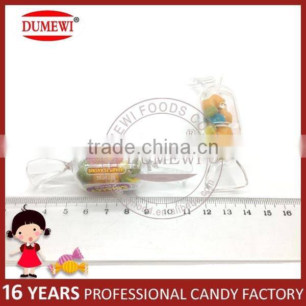 Gift Pack Bow Tie Container Cube Chinese Bubble Gum