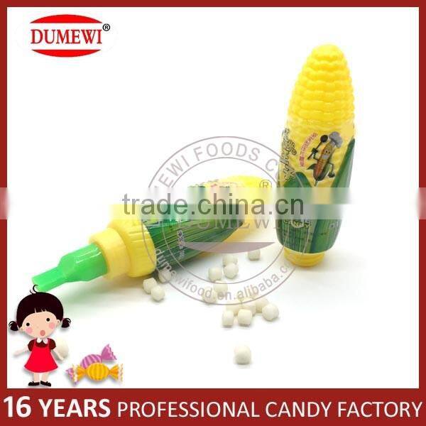 Pressed Corn Candy in Whistle Toy Plastic Candy Corn