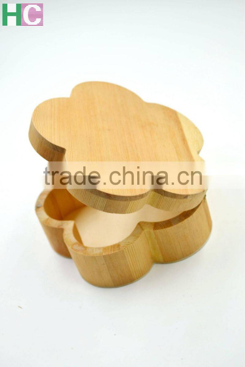 natural pine wood box hot selling unfinished wood box