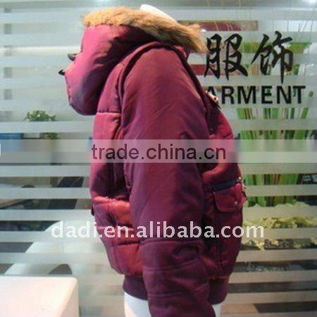 Italian Winter Coats Utex Design Women Coats Fur Hooded Jacket