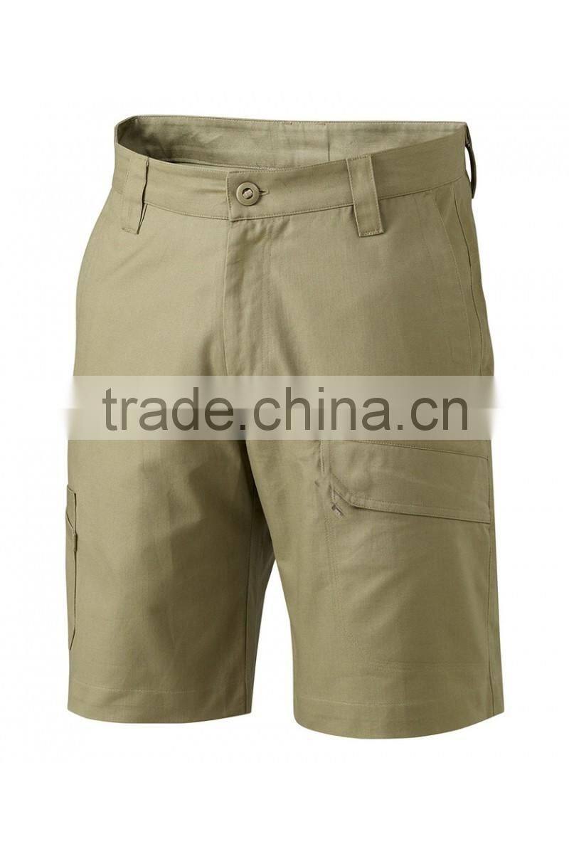 cotton Ripstop pockets work shorts pants mens cargo shorts