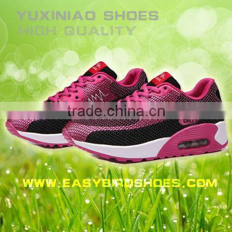 rubber soles sport shoes sneaker running for men women, adults male fly fabric running shoe sport good quality