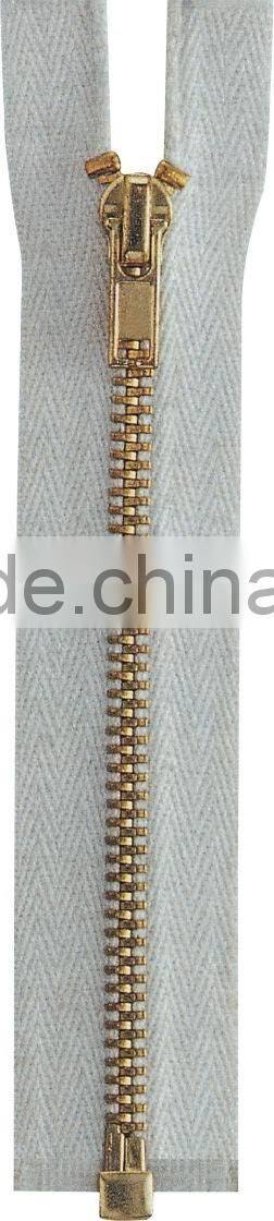 5# brass zipper O/E A/L slider