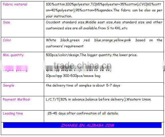 Wholesale t-shirt size s m l xl xxl xxxl,custom print t-shirt,polyester/cotton t-shirt