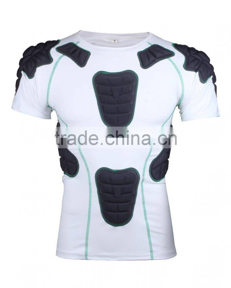 Customized sports safty padded compression shirts for FIGHT Training