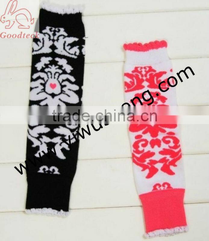 Baby zebra cotton leg warmer