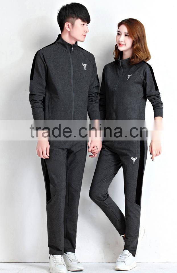 2017 Hot Wholesale Custom Fitted Sports Unisex latest Design Tracksuits