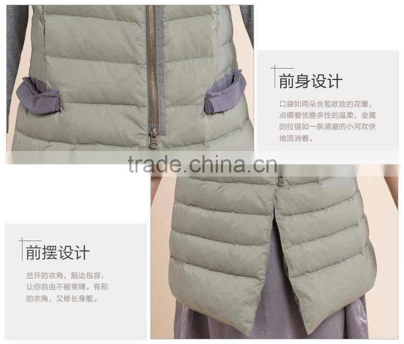 2015 Fast Delivery Light Outdoor Puffer Woman Down Vest