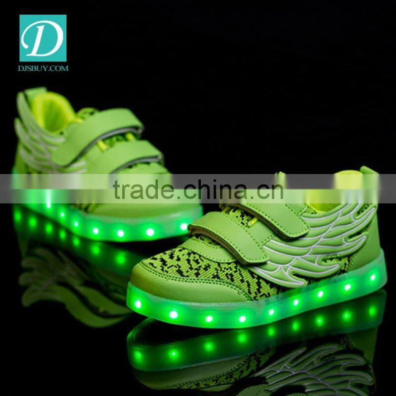 Wholesale Rechargeable Light Flashing Shoes LED Lace-up Flat Shoes