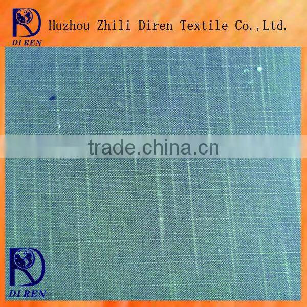 cotton slub woven fabric