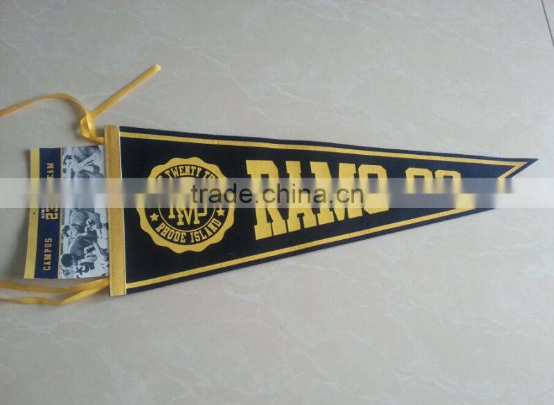 wholesale silk screen pennant